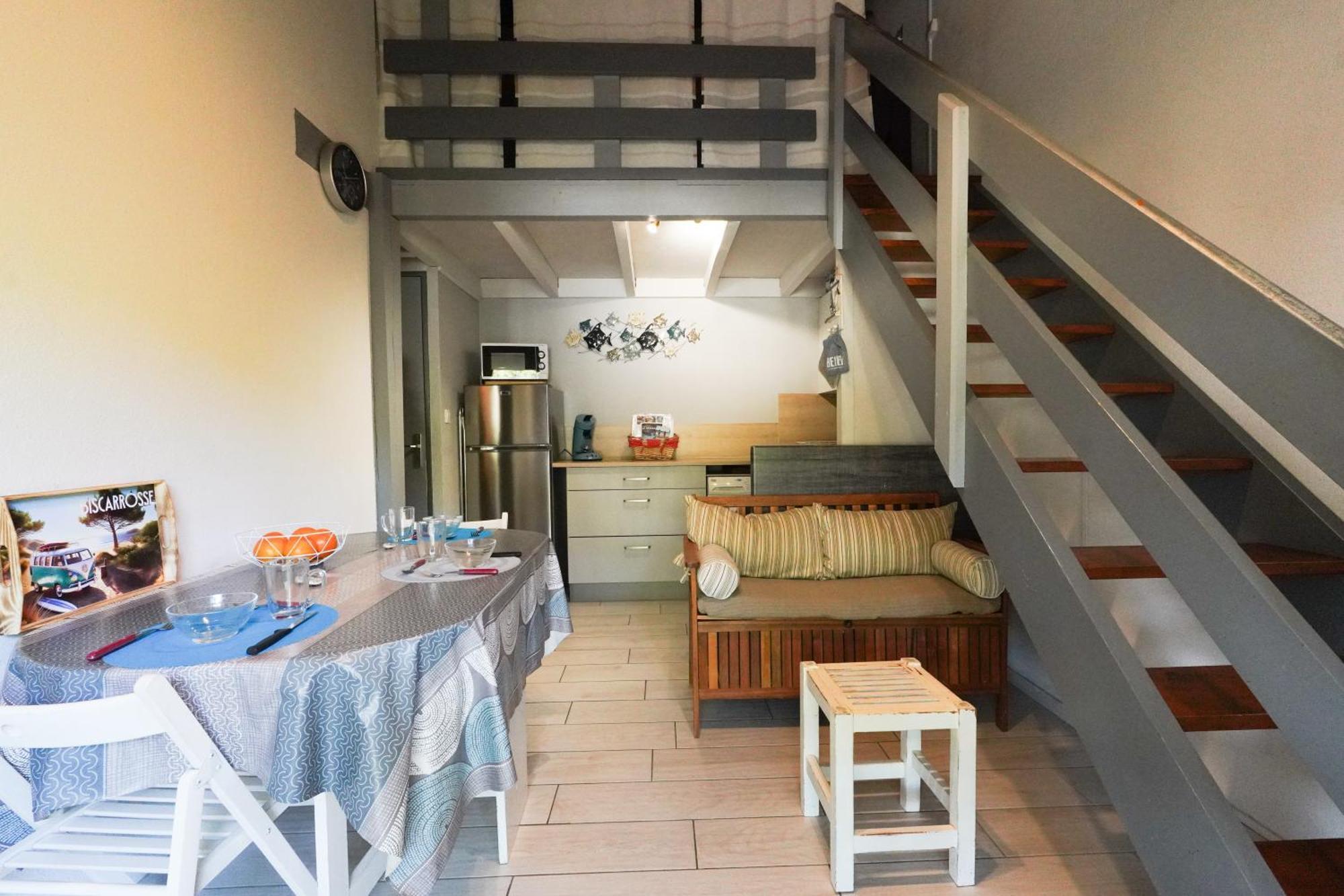 Maisonnette Au Pied De L'Ocean Avec Terrasse Бискаррос Экстерьер фото